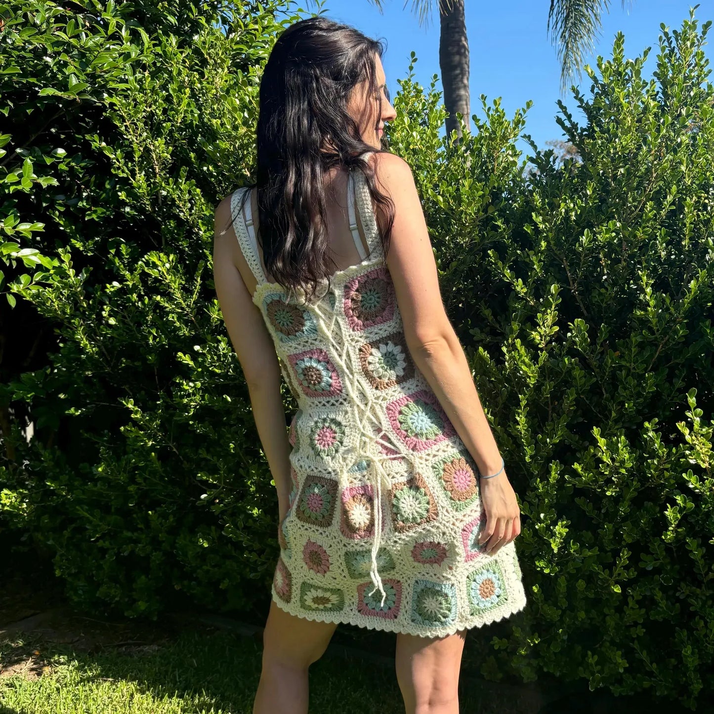 Granny Square Summer Dress - Your Perfect beach Cover-Up