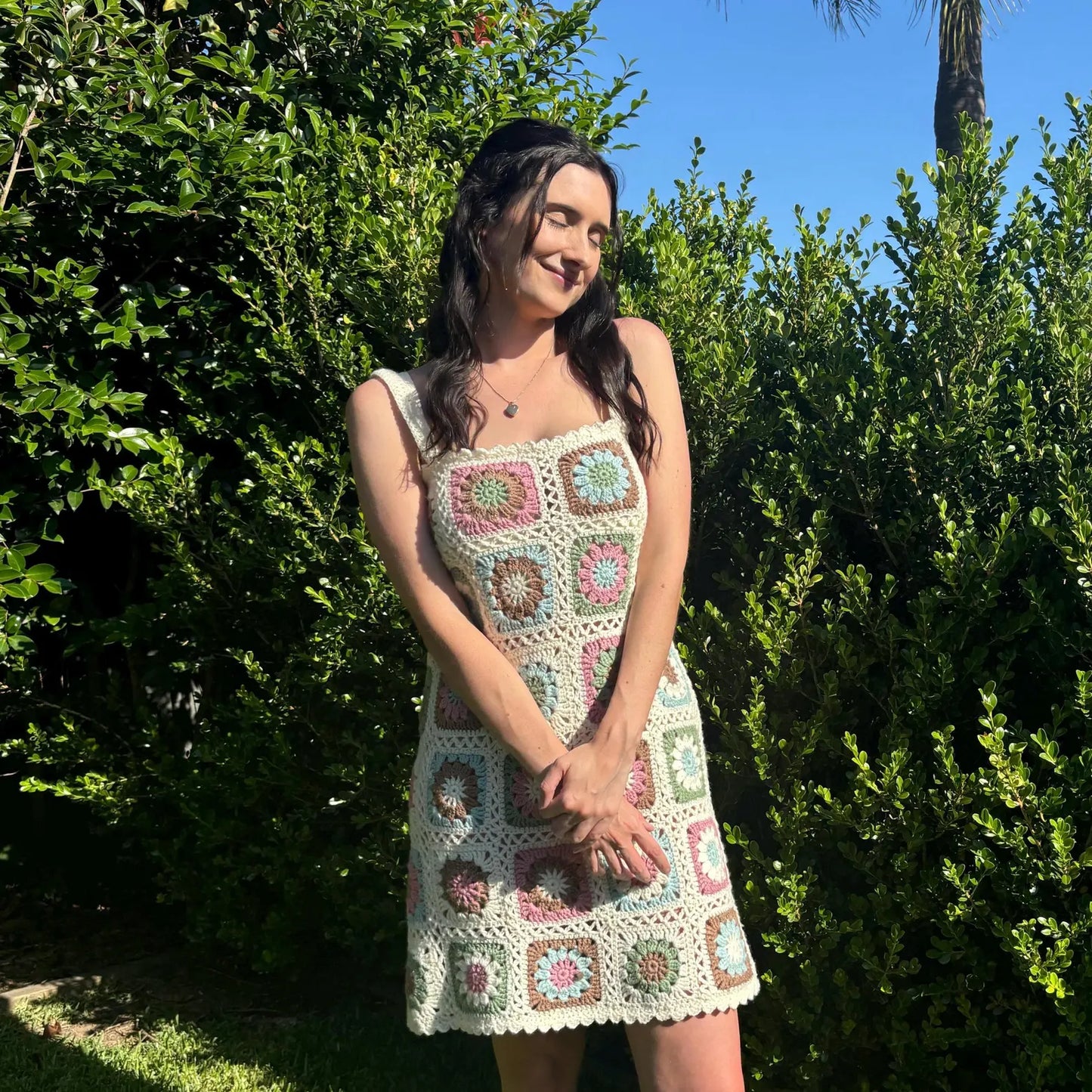Granny Square Summer Dress - Your Perfect beach Cover-Up