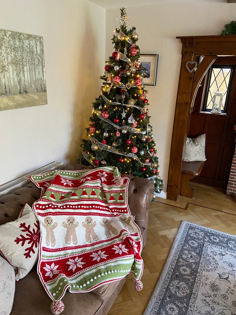 Christmas Blanket Crochet Pattern