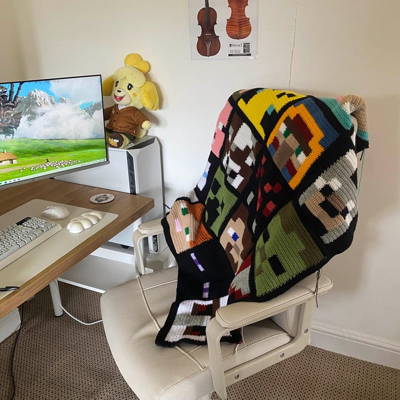 STARDEW VALLEY Mining Game Crochet Blanket PATTERN