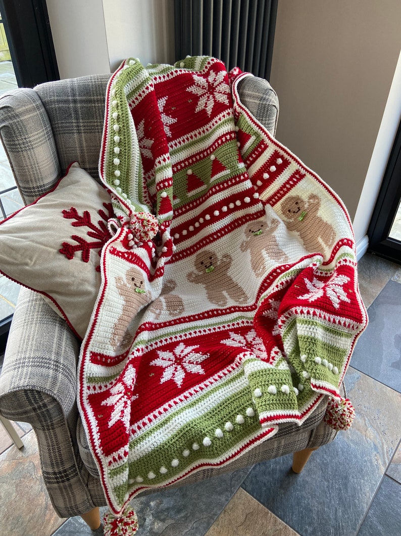 Christmas Blanket Crochet Pattern