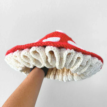Mushroom beach Hat crochet pattern