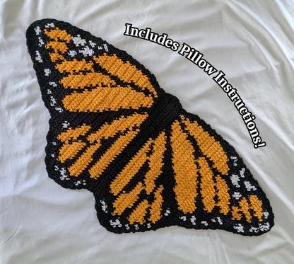 Butterfly Blanket PDF Crochet Pattern
