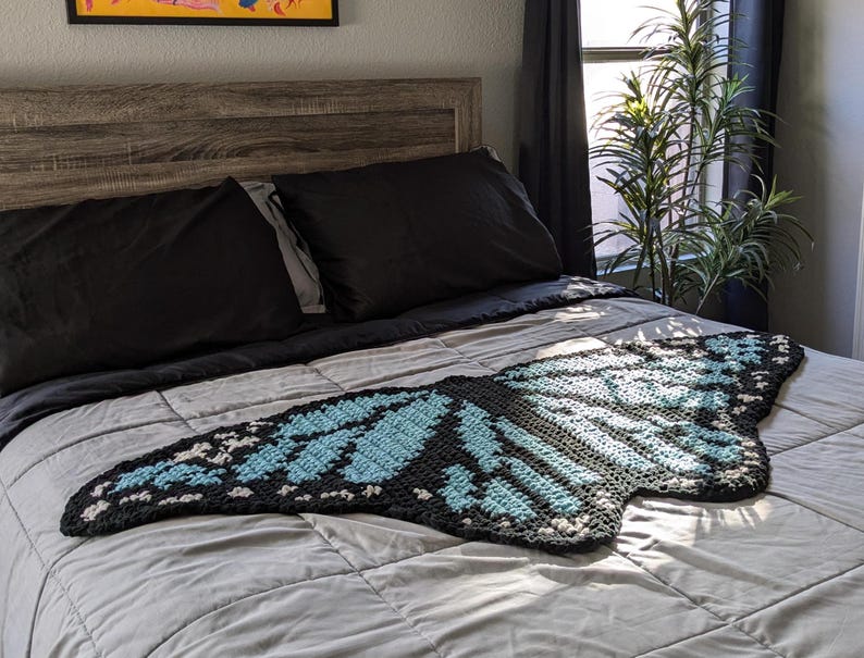 Butterfly Blanket PDF Crochet Pattern